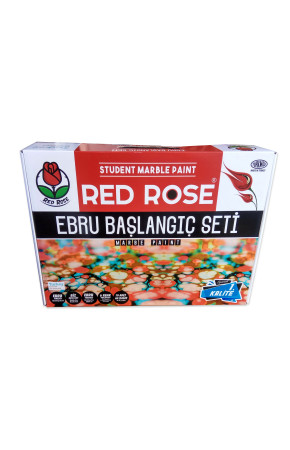 Ebru Seti Red Rose
