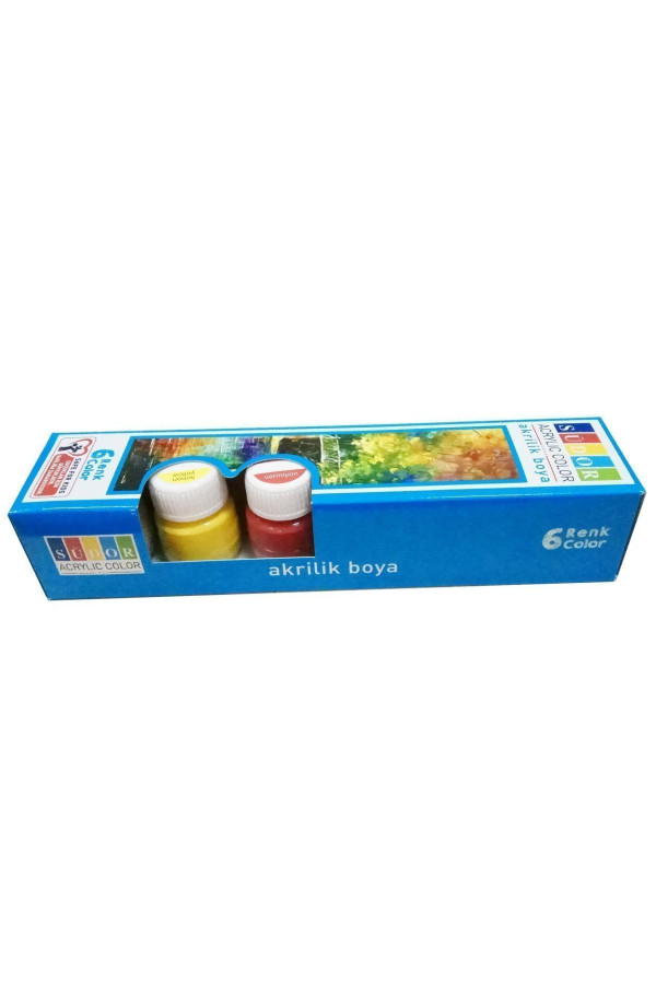 südor akrilik boya 6 renk, 8696511119557, hobi boyaları, Quilling Seti