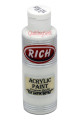 rich master akrilik boya 120 cc 101 beyaz renk akrilik hobi boyası, akr12010100, rich master akrilik boya 120 ml, Rich