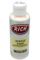 rich master akrilik boya 120 cc 106 soft beyaz renk akrilik hobi boyası, 120-106, rich master akrilik boya 120 ml, Rich
