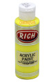 rich master akrilik boya 120 cc 110 açık sarı renk akrilik hobi boyası, 8682374021977, rich master akrilik boya 120 ml, Rich