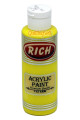 rich master akrilik boya 120 cc 112 sarı renk akrilik hobi boyası, 8682374019646, rich master akrilik boya 120 ml, Rich