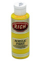 rich master akrilik boya 120 cc 113 güneş sarı renk akrilik hobi boyası, 8682374020260, rich master akrilik boya 120 ml, Rich