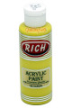 rich master akrilik boya 120 cc 126 hardal renk akrilik hobi boyası, 8682374015754, rich master akrilik boya 120 ml, Rich