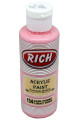 rich master akrilik boya 120 cc 134 açık pembe renk akrilik hobi boyası, akr120134, rich master akrilik boya 120 ml, Rich