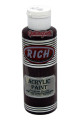 rich master akrilik boya 120 cc 156 koyu bordo renk akrilik hobi boyası, 8682374022257, rich master akrilik boya 120 ml, Rich