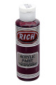 rich master akrilik boya 120 cc 158 antik bordo renk akrilik hobi boyası, 8682374022264, rich master akrilik boya 120 ml, Rich