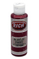 rich master akrilik boya 120 cc 160 vişne renk akrilik hobi boyası, 8682374022271, rich master akrilik boya 120 ml, Rich