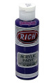 rich master akrilik boya 120 cc 167 koyu mor renk akrilik hobi boyası, 8682374022325, rich master akrilik boya 120 ml, Rich