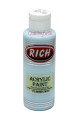 rich master akrilik boya 120 cc 173 bebek mavi renk akrilik hobi boyası, 8682374015716, rich master akrilik boya 120 ml, Rich