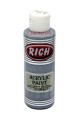 rich master akrilik boya 120 cc 176 gri mavi renk akrilik hobi boyası, 8691301760001, rich master akrilik boya 120 ml, Rich