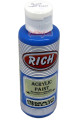 rich master akrilik boya 120 cc 178 mavi renk akrilik hobi boyası, 8691301780009, rich master akrilik boya 120 ml, Rich
