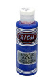 rich master akrilik boya 120 cc 180 koyu mavi renk akrilik hobi boyası, 8682374022417, rich master akrilik boya 120 ml, Rich