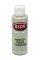 rich master akrilik boya 120 cc 195 çağla yeşili renk akrilik hobi boyası, 8691301950006, rich master akrilik boya 120 ml, Rich