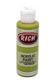 rich master akrilik boya 120 cc 198 tütün renk akrilik hobi boyası, richma120198, rich master akrilik boya 120 ml, Rich