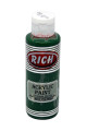 rich master akrilik boya 120 cc 209 zeytin yeşili renk akrilik hobi boyası, akr120209, rich master akrilik boya 120 ml, Rich