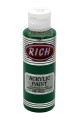 rich master akrilik boya 120 cc 215 yeşil renk akrilik hobi boyası, 8682374019868, rich master akrilik boya 120 ml, Rich