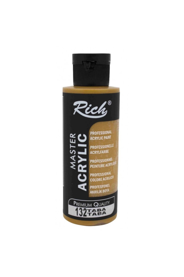 rich master akrilik boya 120 cc 132 taba renk akrilik hobi boyası, 8682374022127, rich master akrilik boya 120 ml, Rich
