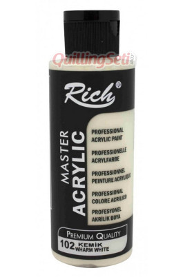 Rich Master Akrilik Boya 120 cc 102 Kemik Renk Akrilik Hobi Boyası