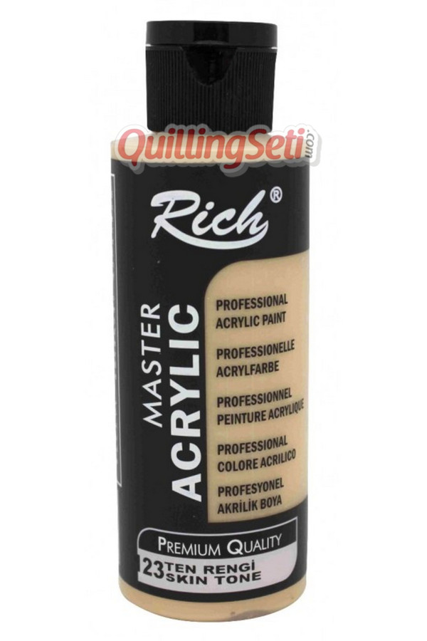rich master akrilik boya 120 cc 123 ten renk akrilik hobi boyası, 8691301230009, rich master akrilik boya 120 ml, Rich