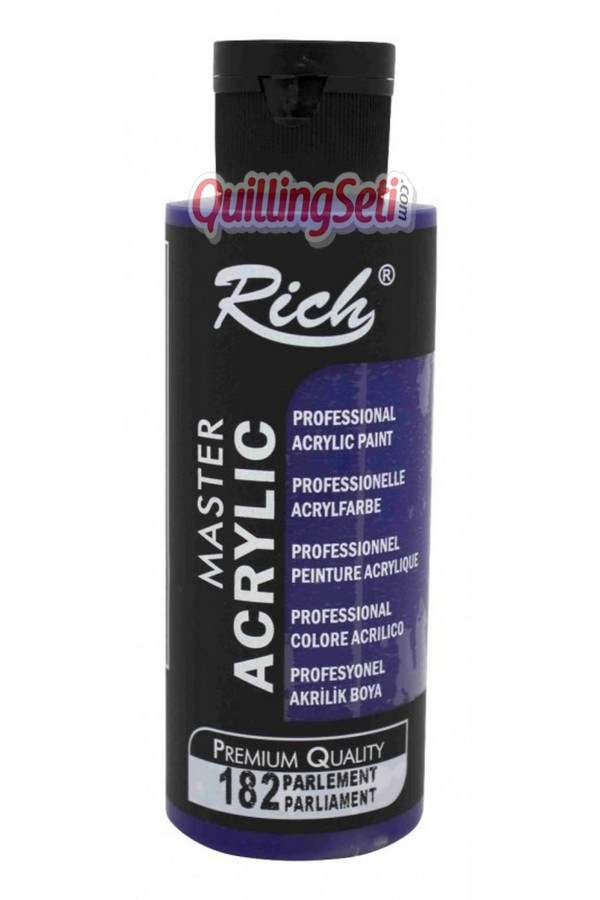 rich master akrilik boya 120 cc 182 parlement renk akrilik hobi boyası, 032885651666, rich master akrilik boya 120 ml, Rich