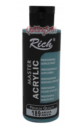 Rich Master Akrilik Boya 120 cc 189 Akua Renk Akrilik Hobi Boyası