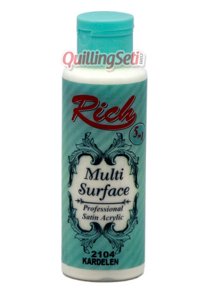 Rich Multi Surface 120 cc Akrilik Boya - Rich Kardelen 2104 Hobi Boyası