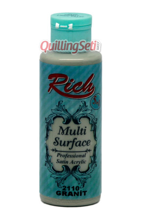Rich Multi Surface 120 cc Akrilik Boya - Rich Granit 2110 Hobi Boyası