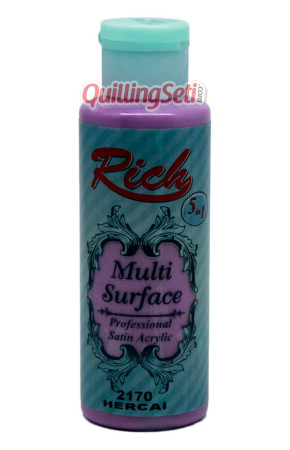 Rich Multi Surface 120 cc Akrilik Boya - Rich Hercai 2170 Hobi Boyası