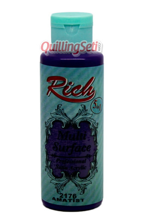 Rich Multi Surface 120 cc Akrilik Boya - Rich Amatist 2176 Hobi Boyası