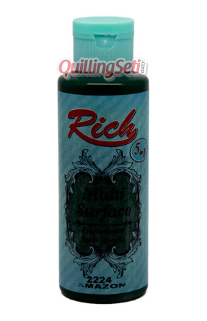 Rich Multi Surface 120 cc Akrilik Boya - Rich Amazon 2224 Hobi Boyası