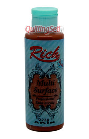 Rich Multi Surface 120 cc Akrilik Boya - Rich Akik 2230 Hobi Boyası