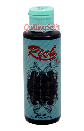 Rich Multi Surface 120 cc Akrilik Boya - Rich Çikolata 2236 Hobi Boyası