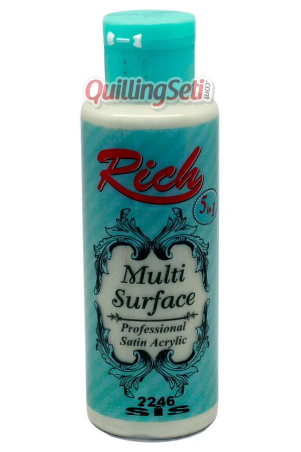 rich multi surface 120 cc akrilik boya - rich sis 2246 hobi boyası, rch-ms-2246, rich multi surface akrilik boya 120 ml, Rich