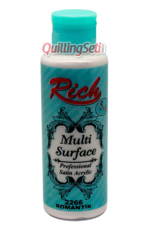 Rich Multi Surface 120 cc Akrilik Boya - Rich Romantik 2266 Hobi Boyası