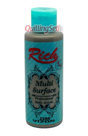 Rich Multi Surface 120 cc Akrilik Boya - Rich Vizon 2286 Hobi Boyası