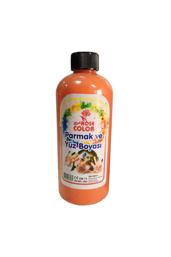 turuncu renk parmak ve yüz boyası, pyb-0008, hobi boyaları, Quilling Seti