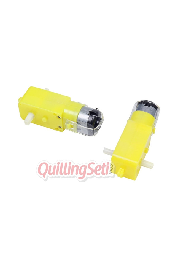 çift eksenli dişli motor dc 3 v-6v - 2 adet, 00000eminiş27, i̇ş eğitimi malzemeleri, Quilling Seti