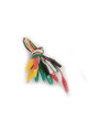 krokodil kablo karışık renkli 10lu set, 7692654494815, i̇ş eğitimi malzemeleri, Quilling Seti