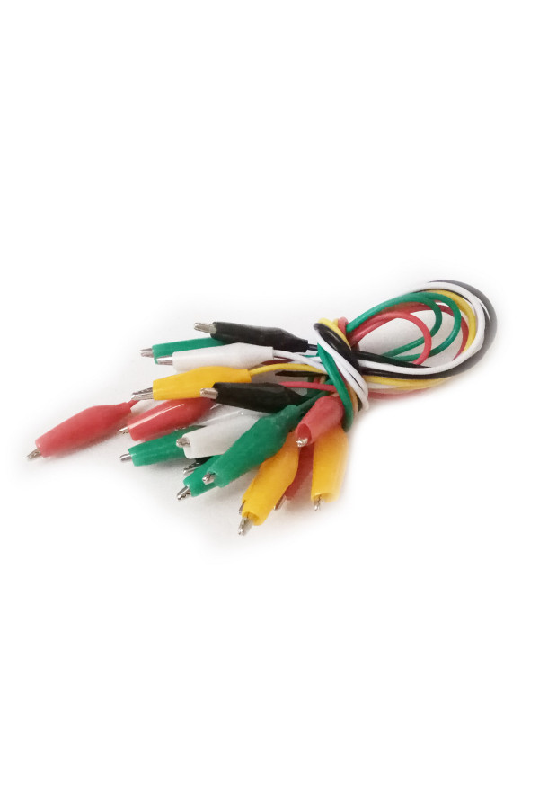 krokodil kablo karışık renkli, kkşbln-00010, i̇ş eğitimi malzemeleri