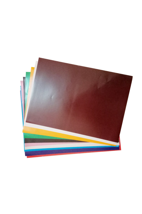 a4 elişi kağıdı 10 renk, ei̇k-0001, i̇ş eğitimi malzemeleri