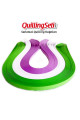 quilling kağıdı - yeşil, beyaz ve lila 300lü, qks-3004-5m, 5 mm karışık renkli 300 adetli quilling kağıtları, Quilling Seti