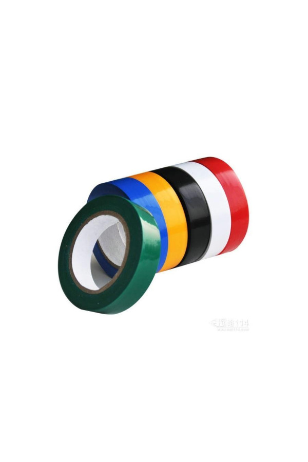 elektrik bandı, i̇zole bant, 5 renk, 10 adet, elkbd-10ad-5665, bant ve yapıştırıcılar
