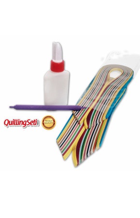 Quilling Mini Başlangıç Seti - 5mm x 200 Adetli