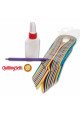 quilling mini başlangıç seti - 5mm + 10mm x 200 adetli, qmbs-0002-5m-10m, quilling başlangıç seti -  yeni başlayanlar i̇çin, Quilling Seti