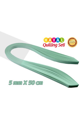 Quilling Kağıdı - Buz Yeşili Renk 5mm 100'lü