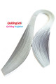 quilling kağıdı - gri renk 100lü, hn-043-5m, 5 mm 100 adetli tek renk quilling kağıtları, Quilling Seti