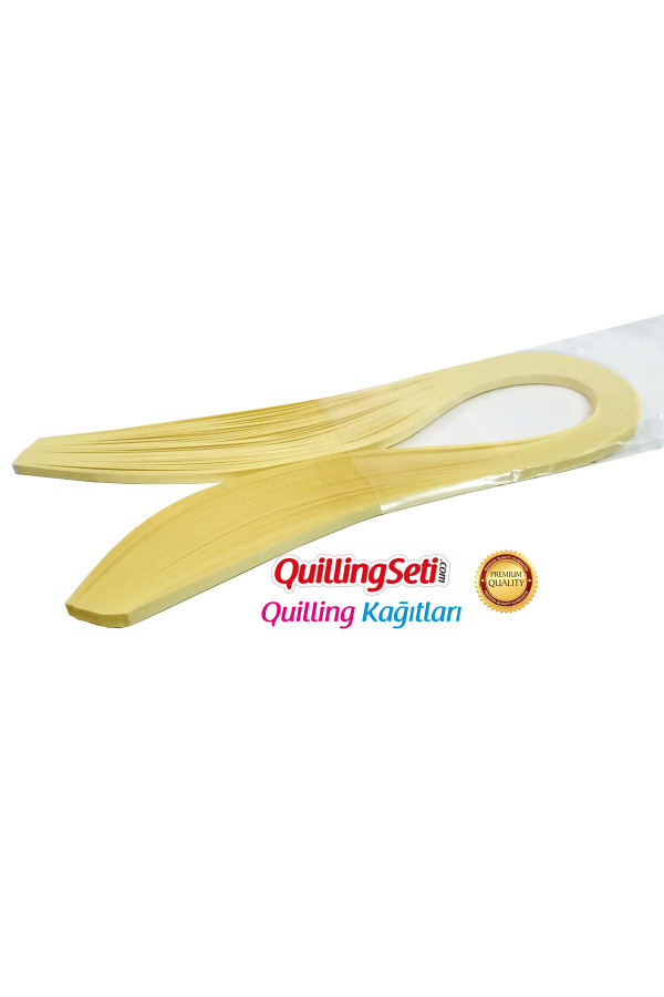 quilling kağıdı - açık sarı renk 5mm  100lü, hn-010-5m, 5 mm 100 adetli tek renk quilling kağıtları