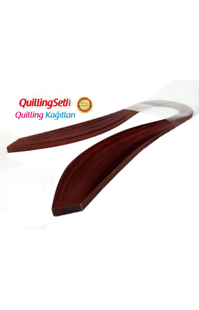 Quilling Kağıdı - Kızılaçalan Renk 1 cm 50'll