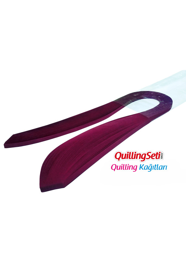 quilling kağıdı - menekşe renk 5mm 100lü, hn-024-5m, 5 mm 100 adetli tek renk quilling kağıtları